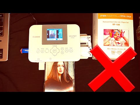 Canon SELPHY CP 1000 Честный Обзор Фотопринтер