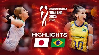 Japan 🇯🇵 vs. Brazil 🇧🇷 - Bronze Match - Highlights | Women's World Championships 2025