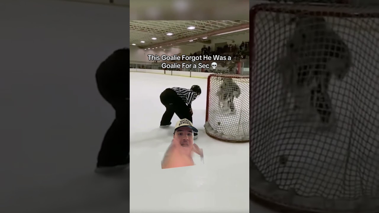 This goalie forgot he was supposed to stop the puck! #shorts #hockey #nhl