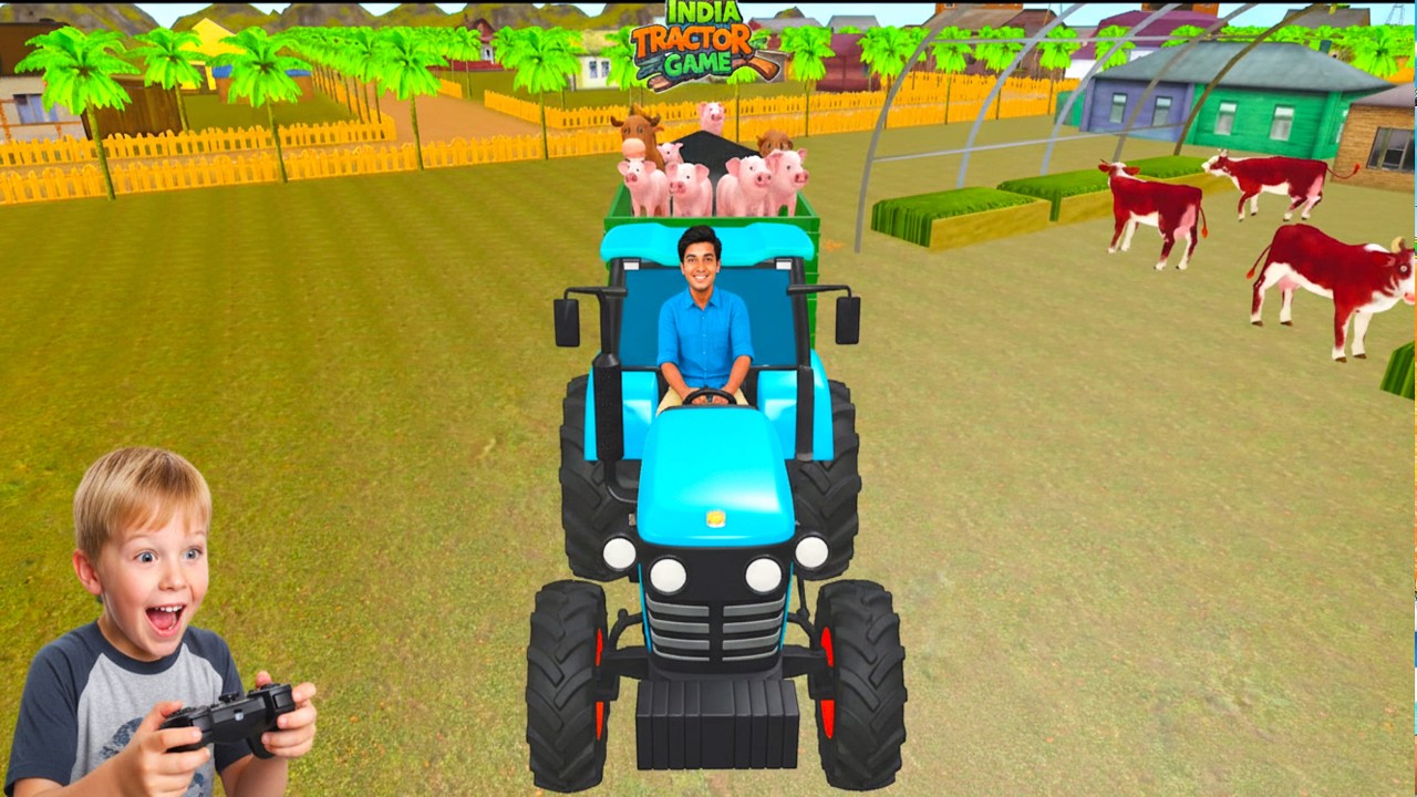 MY NEW TRACTOR! 💙 Farming Adventure with Cute Animals! | Xtreme Hyper ...
