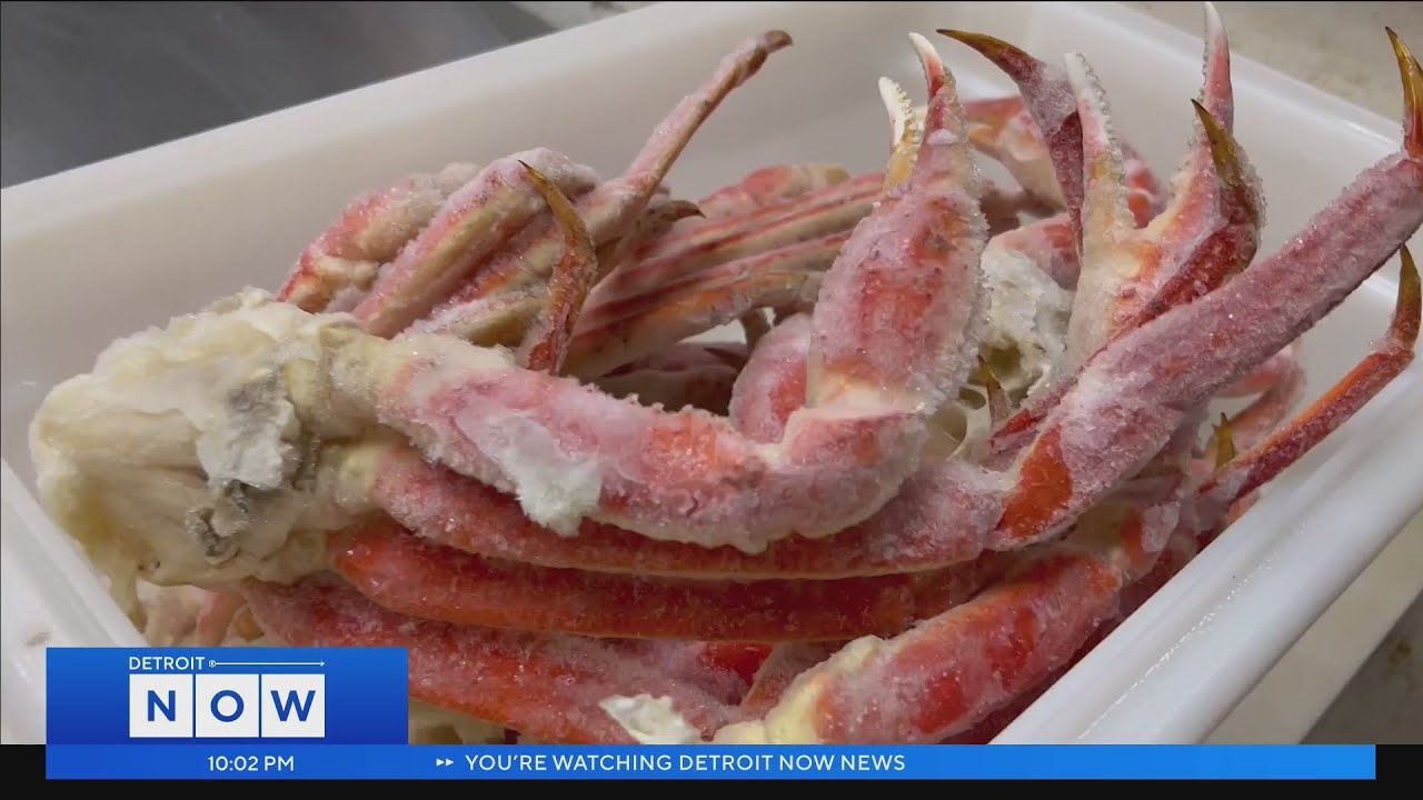 Snow crab shortage worries Detroit crab houses and eateries YouTube
