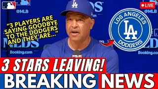 BREAKING! DODGERS MAKING MASSIVE MOVES IN MLB! 3 STARS SAYING GOODBYE?! TRUTH REVEALED!