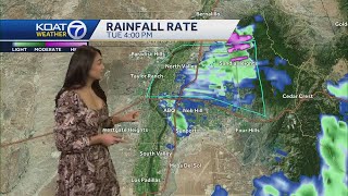 Flash flood warning includes Albuquerque