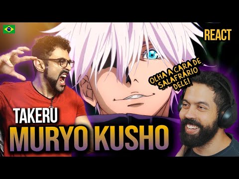 Deuses react: Muryo Kusho, Satoru Gojo (Jujutsu Kaisen)