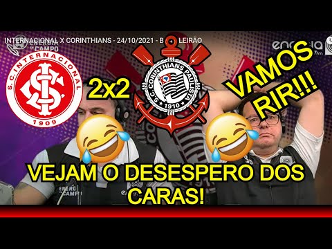 🤣[VAMOS RIR] REAÇÕES RÁDIO ENERGIA 97 - INTER 2X2 CORINTHIANS - BRASILEIRÃO 2021