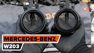 Gaisa filtrs uzstādīšana MERCEDES-BENZ C-CLASS (W203): bezmaksas video