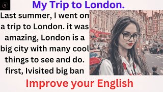My Trip To London | Improve your English | Everyday Speaking | Level 1 | Shadowing Method | Really