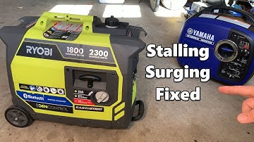 Surging and Stalling Ryobi Inverter Generator Fixed - RYI2300