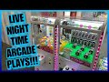 NIGHTTIME LIVE AT THE ARCADE!!!