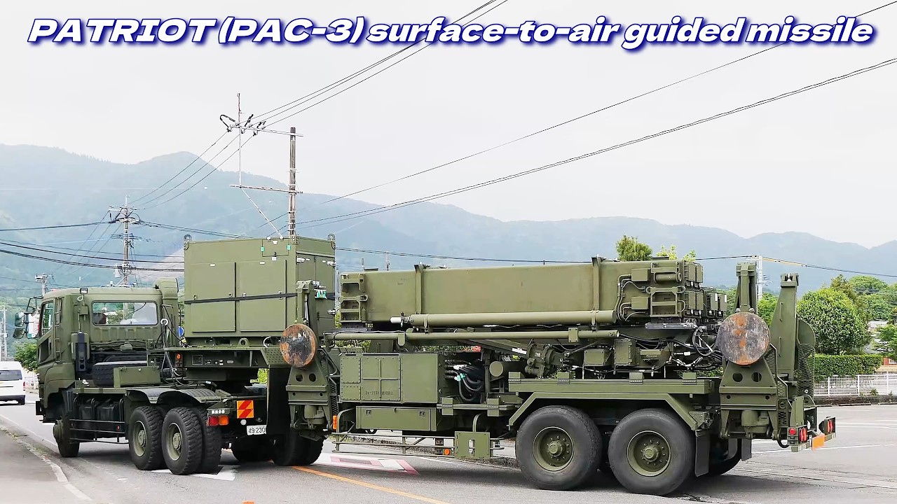 ペトリオット PAC-3 地対空誘導弾ペトリオット（PAC－3）発射機の旋回など。Patriot