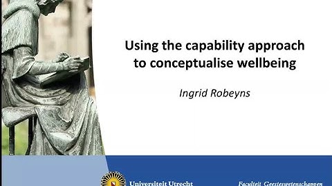 Using the Capability Approach to Conceptualise Wellbeing