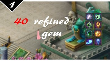 [CONQUER ONLINE] CASHING FOR  40 REFINED GEMS  !!