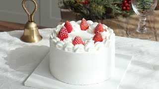 딸기생크림케이크 오만배 맛있게 만드는 팁|케이크 아이싱| strawberry cake recipe