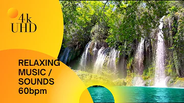 Relaxing Nature Sounds with music 60bpm - UHD 4K sound and image - NO ADS 2021