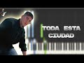 Kevin kaarl   toda esta ciudad  instrumental piano tutorial  partitura  karaoke  midi