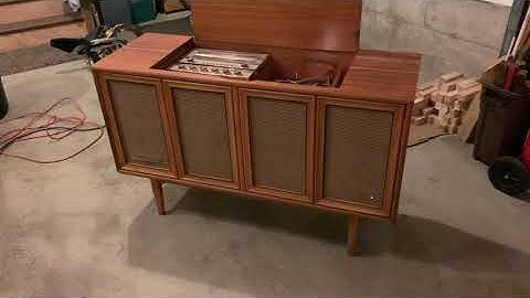 1961 Motorola Stereo Console Restoration