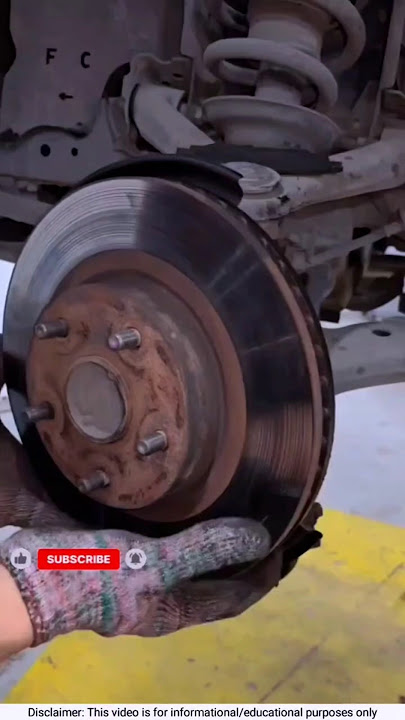 Hilux Front Brake Rotor Resurfacing | Step-by-Step Guide #DIY #shortsfeed #mechanic #automobile