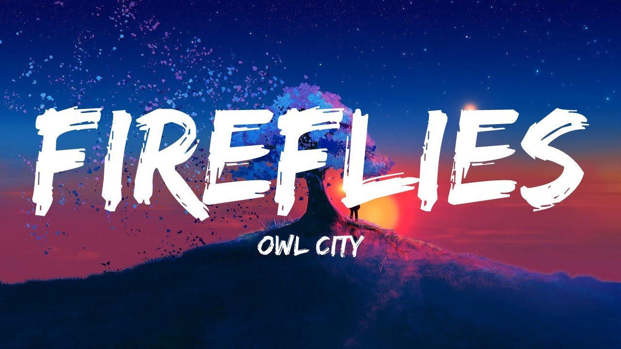 Owl City - Fireflies (Lyrics video) - YouTube