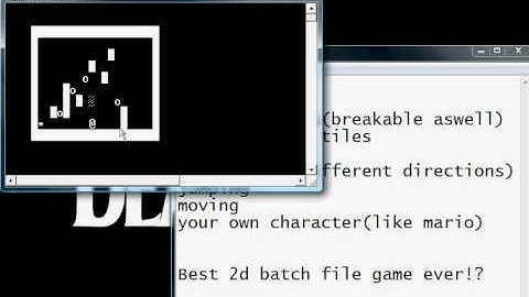 Best batch file 2d platform game ever made!