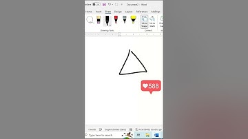 Draw shapes in MS WORD with this cool trick #techalert #howto #msoffice