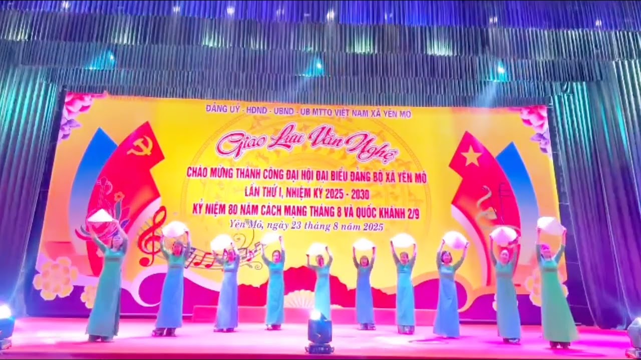 Ninh Bình như một khúc ca/BĐ:Phạm Thị Lịch/CLB Vui-Khỏe chào mừng ĐH Đảng bộ xã Yên Mô lần thứ I