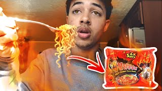 EXTREME SPICY NUCLEAR RAMEN CHALLENGE!! (2X SPICY)