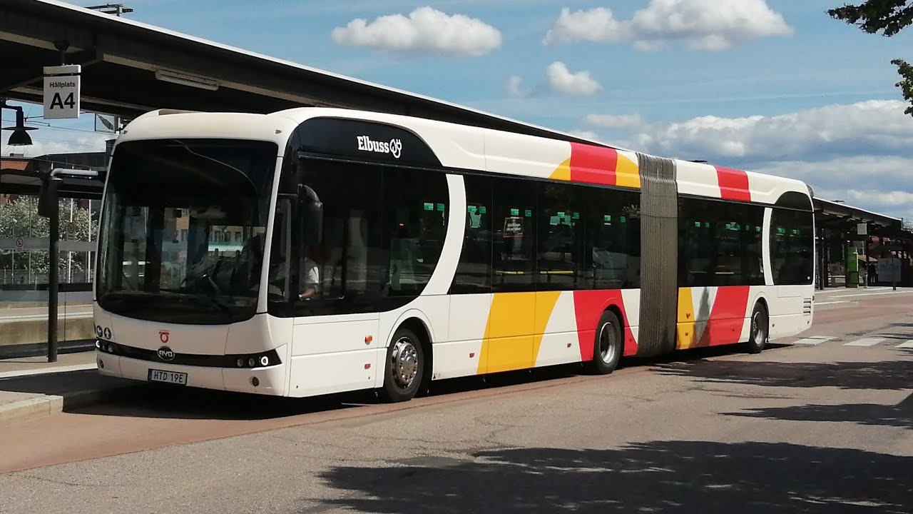bus ride Linköping sweden line 5 från ekholmen centrum till Linköping centralstationen