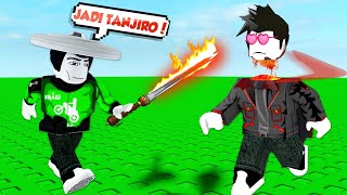 AKU JADI SAMURAI API MEMBATAI PAKMEN DI STRONGEST ROBLOX !!!