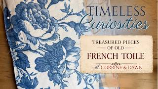 Timeless Curiosities Begins | Slow Stitching with Treasured French Toile