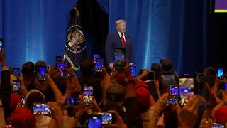 President Trump touts tax cuts, economic agenda during Las Vegas visit ahead of midterms screenshot 3