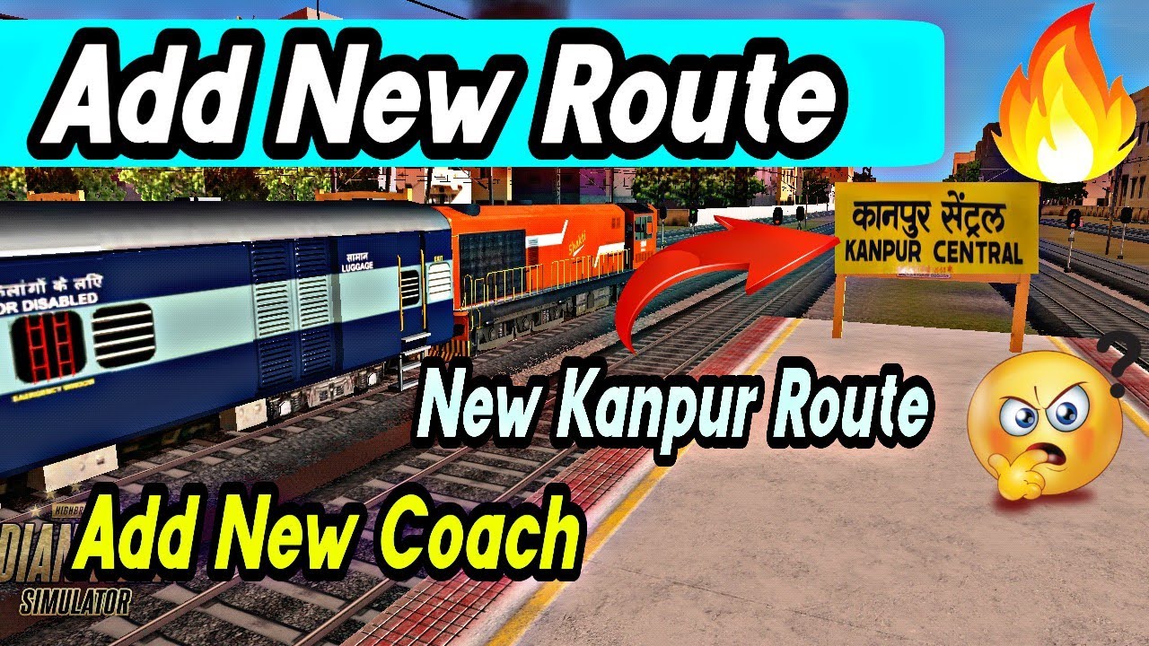 Indian Train simulator||New update Add New Route And New icf coach
