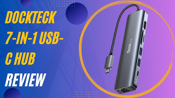 USB C Hub Multiport Adapter, dockteck 7-in-1 USB-C Hub: Versatile Connectivity - Review