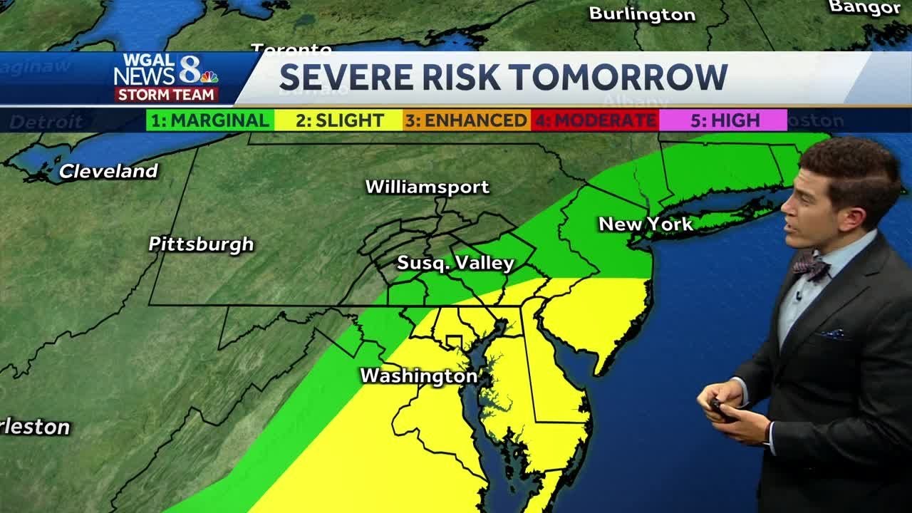 IMPACT DAY: Stronger to severe storms possible Monday - YouTube