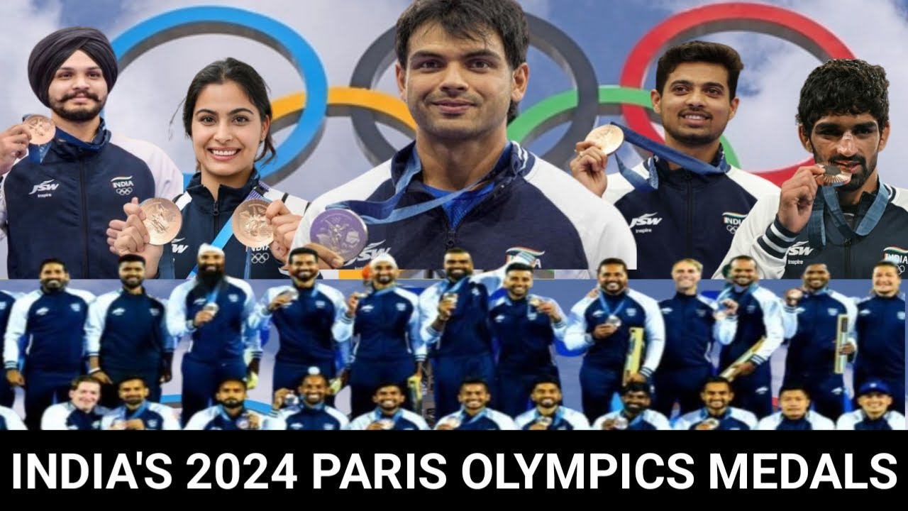INDIA's All MEDALS in Paris Olympics 2024 - YouTube