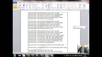 CCNA Access List Sim BY MR Mast