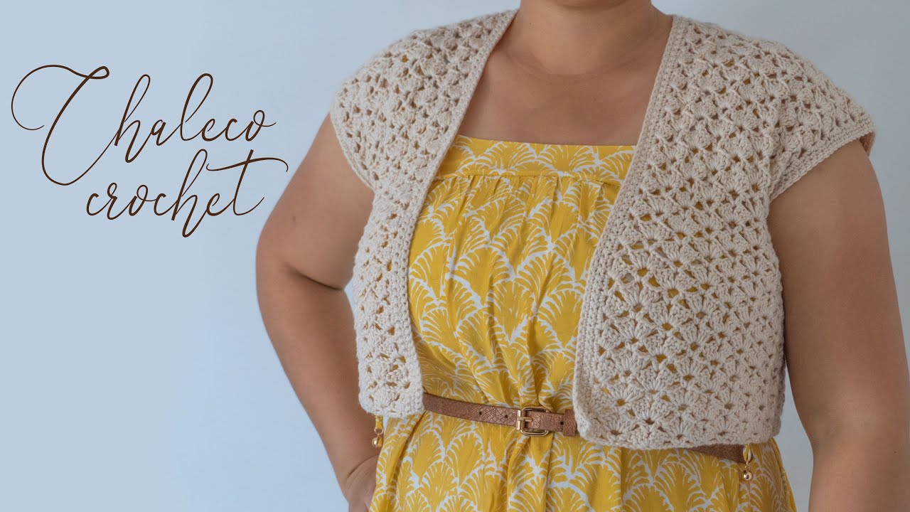 😍👉Este es el chaleco VIRAL que podrás TEJER con SOLO 200 gramos de hilo para Verano