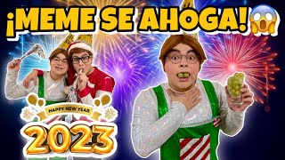 MEME SE AHOGA EN FIN DE AÑO / CORRIMOS POR LA CALLE CON MALETAS / RITUALES CHISTOSOS DE FIN DE AÑO