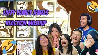 Luffy's family jewels funny moments - Reaction Mashup