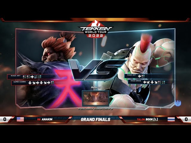 Book (Akuma/Jin) vs. Anakin (Jack-7) - 2022 TWT Masters Event - CEO 2022 - Top 8: Grand Finals