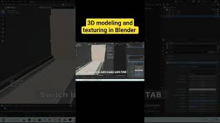 3D modeling and texturing in Blender | easy tutorial