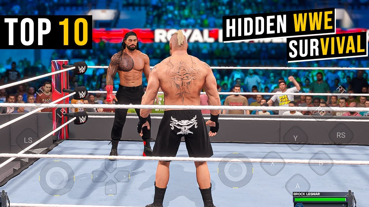 Finally! Top 10 REALISTIC WWE Games on Android 2025 | WWE 2K25 on Android