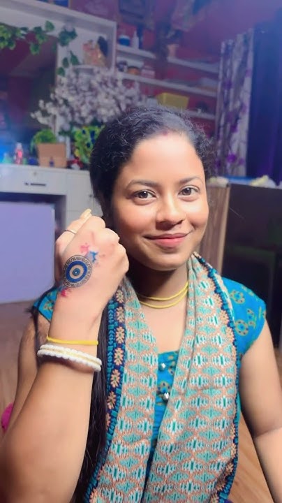  ট্যাটু করলাম নিজের হাতে, কেমন হয়েছে অবশ্যই জানাবে... Evil eye tattoo ...