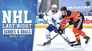 NHL Last Night : All 76 Goals and NHL Scores of May 1, 2021 - rta