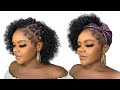 How To: Two in 1 Criss Cross Hairstyle Using Expression Multi / Protective Style