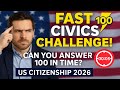 🎯 Fast Civics Test Challenge – 100 Questions for U.S. Citizenship 2025 (Can You Answer in Time)