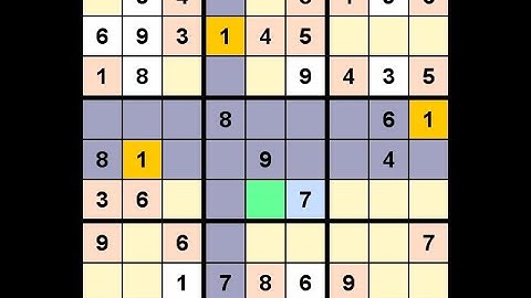 How to Solve Globe and Mail Sudoku L5 August 1, 2021