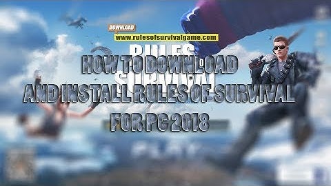 How to Download and Install Rules of Survival PC version (Tagalog Commentary)