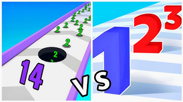 Number Master vs Hole Number Run - All Level Gameplay (NOOB vs PRO vs HACKER) ASMR Max Level 