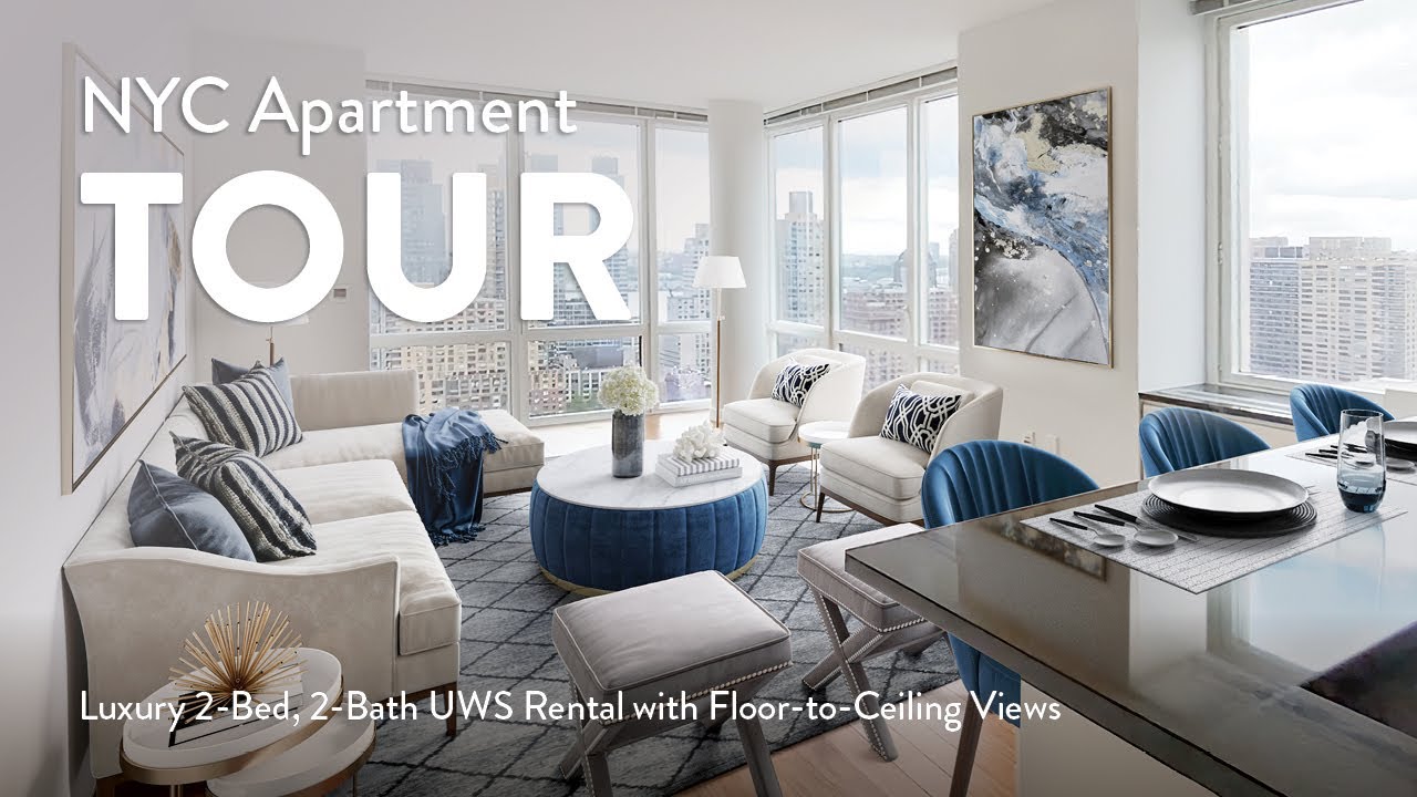 NYC Apartment Tour Luxury 2Bed, 2Bath UWS Rental with Floorto