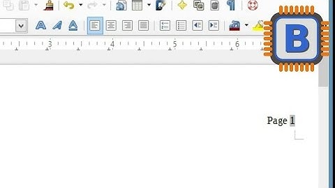 How to add page numbering in LibreOffice Writer
